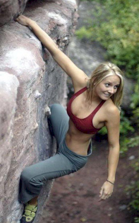 Sexy babe sexiness seductive girls rock climbers